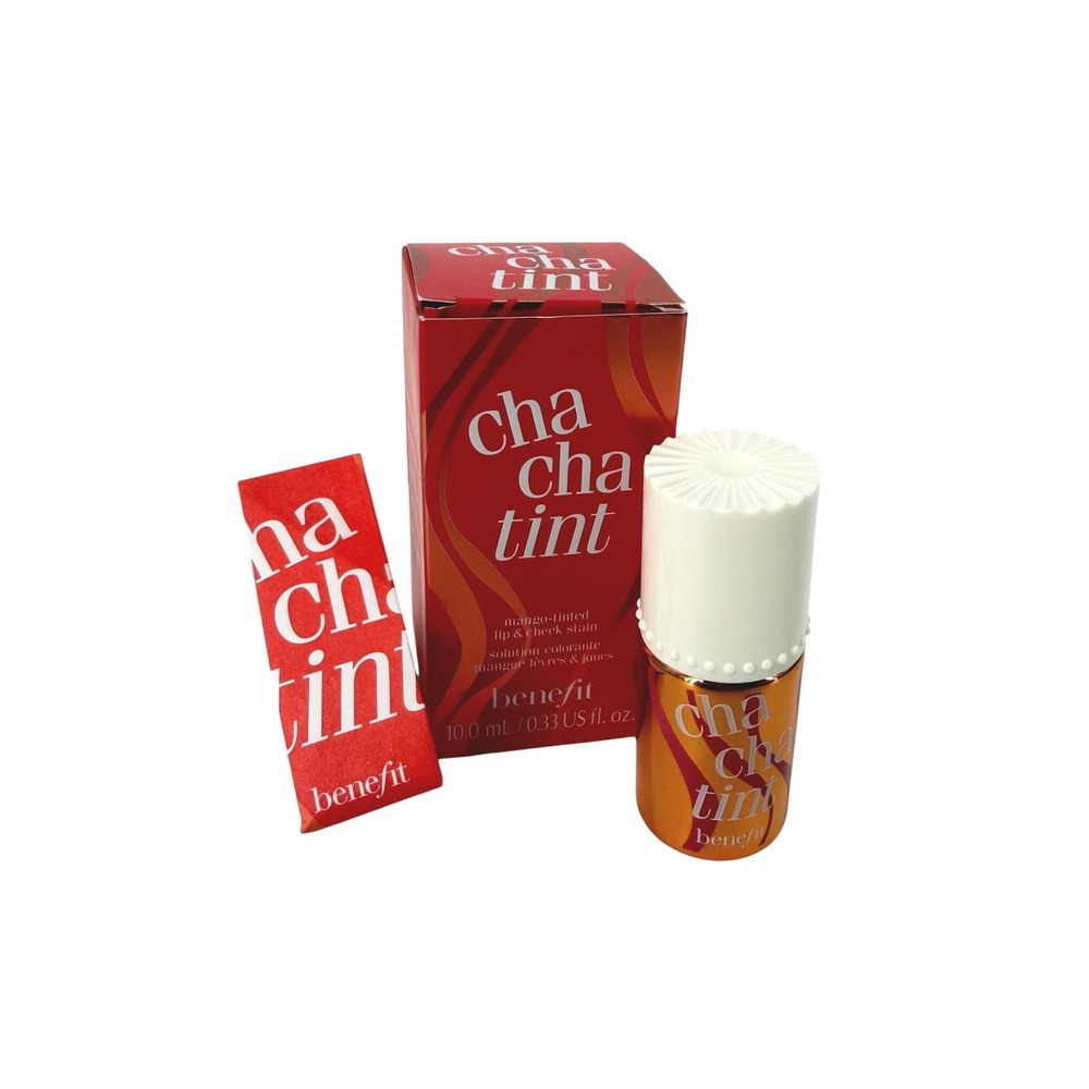 NEW Benefit Cosmetics Cha Cha Tint Mango-Tinted Lip &‎ Cheek Stain 10ml 0.33oz